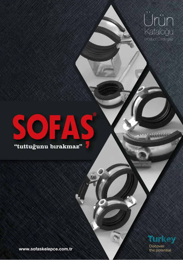 Sofaş Kelepçe ürün kataloğu kapağı